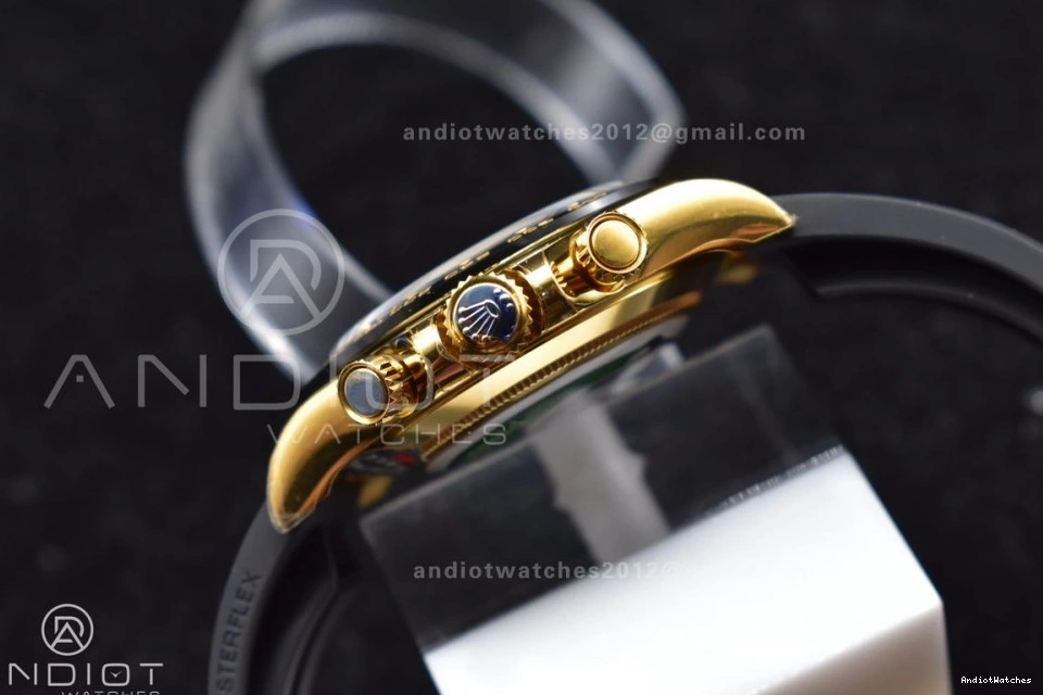 On SA4130 Strap 1:1 Black Oysterflex 769 Rubber AllSeason Daytona Diamonds Edition V Best Dial BTF 116518 0206